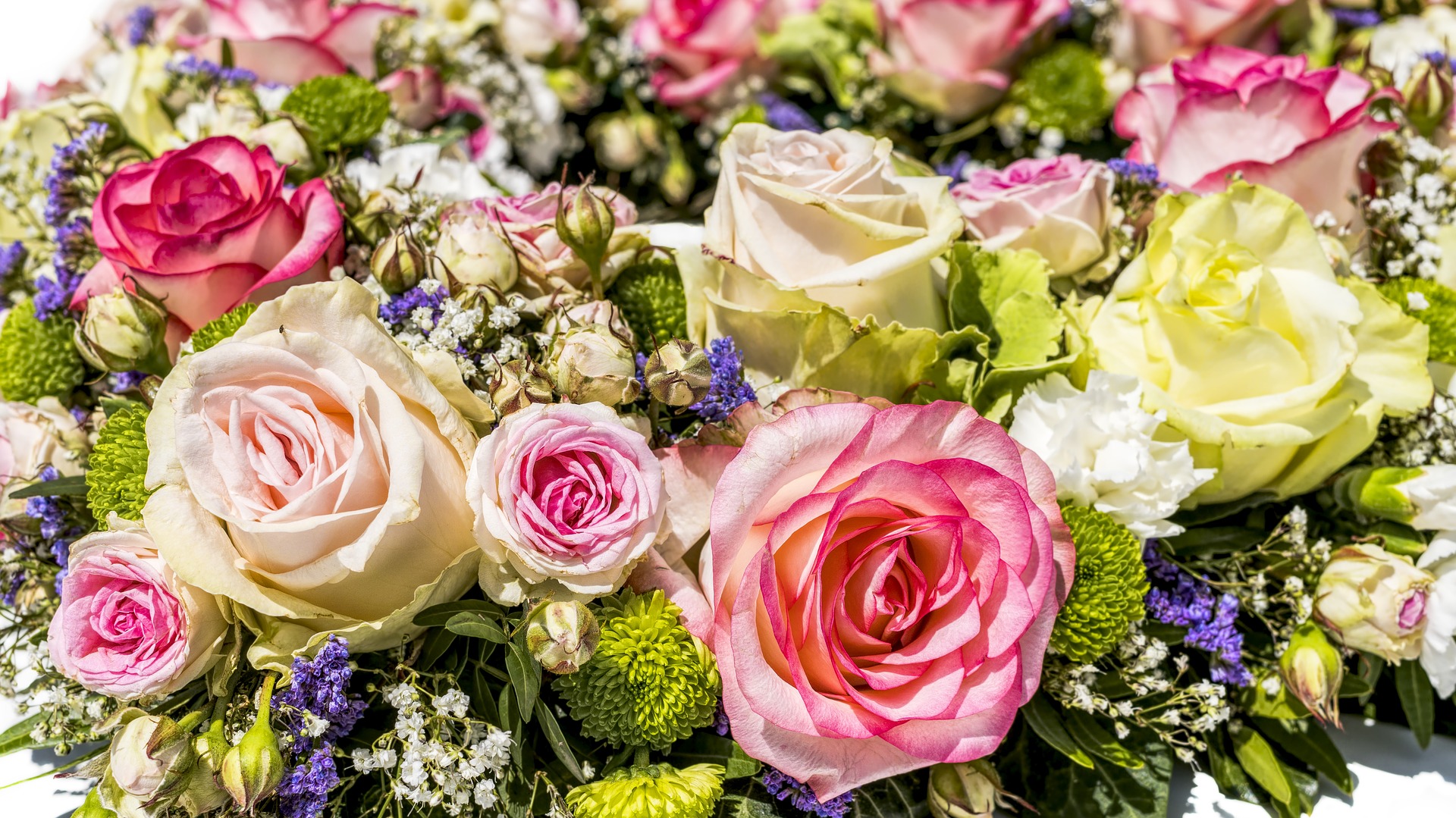 Zdjęcie poglądowe do artykułu: Życzenia z okazji Dnia Kobiet ( Bukiet kwiatów)