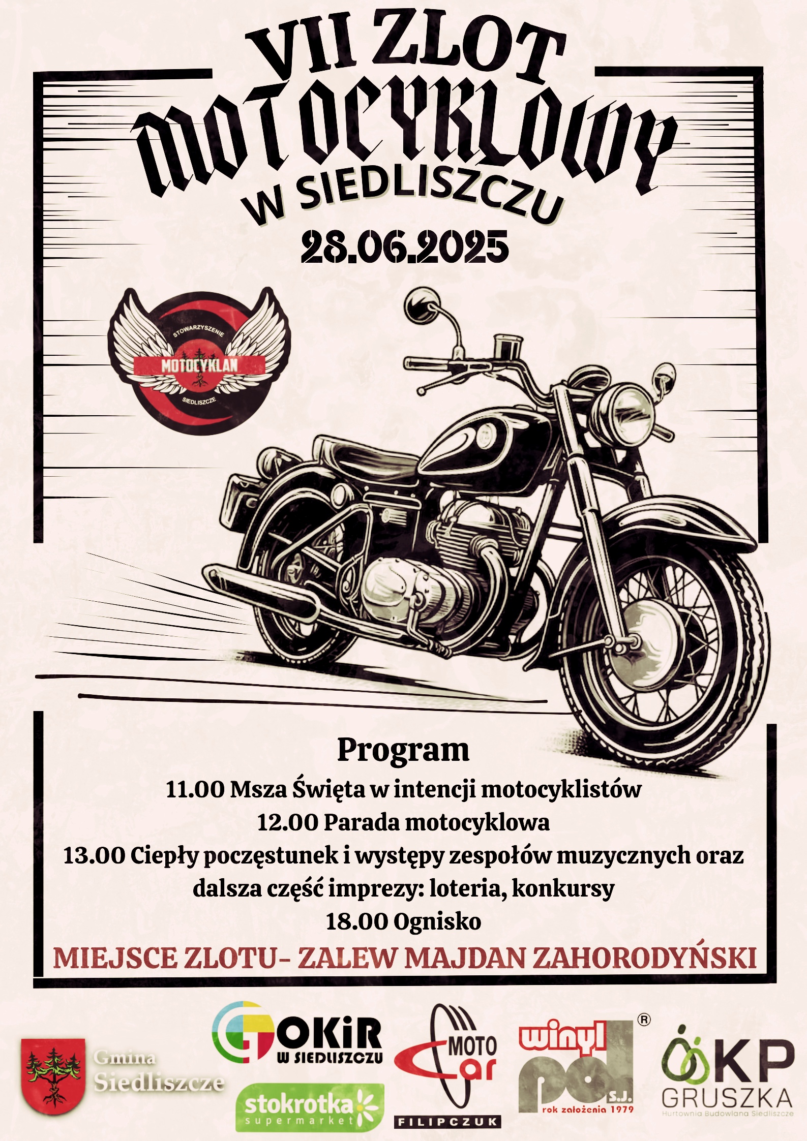 VII Zlot Motocyklowy w Siedliszczu... - zdjęcie ilustracyjne