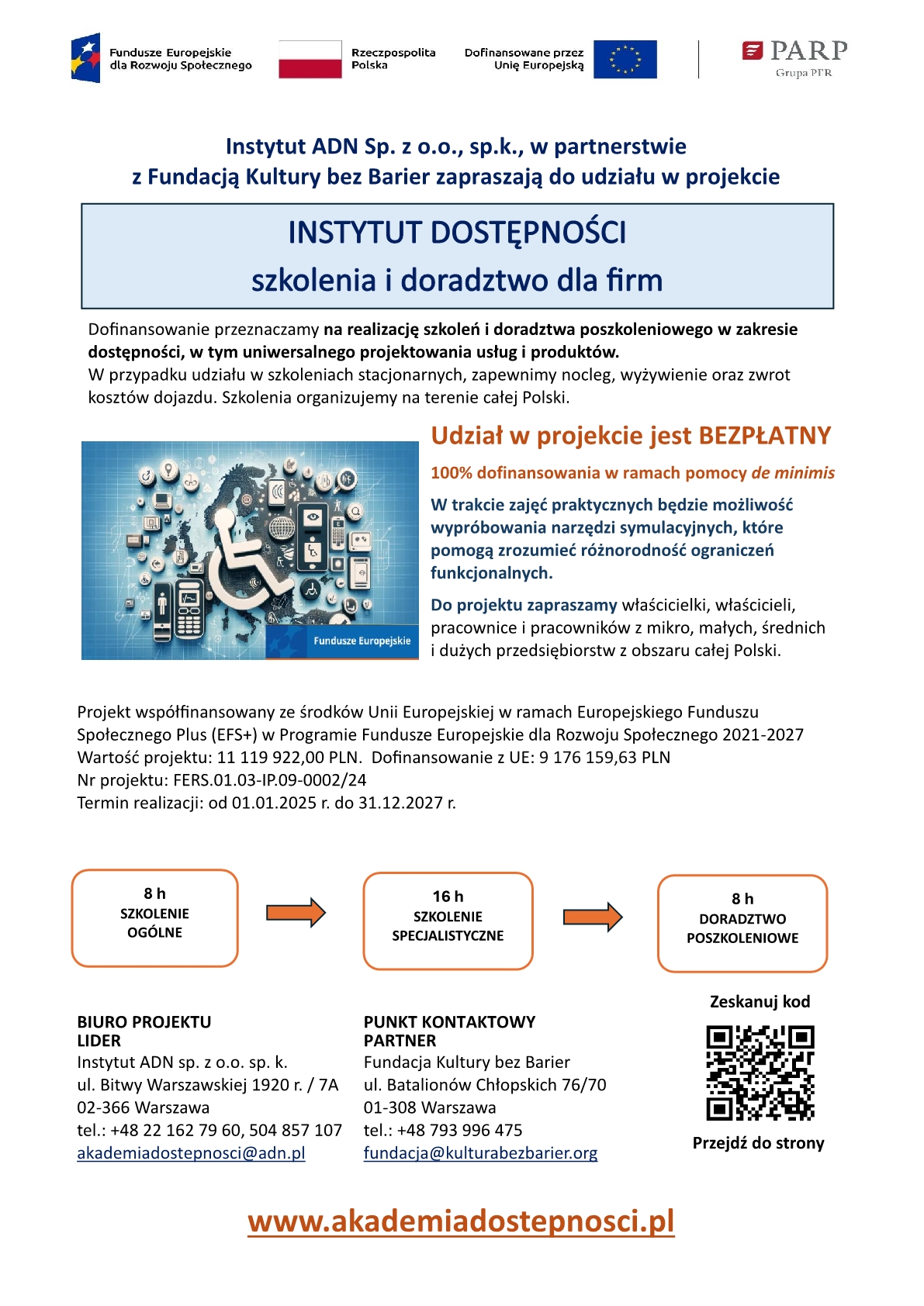 Plakat promocyjny Instytut Dostepności1